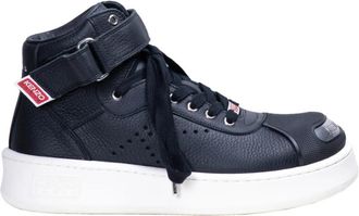 Kenzo Hoops High Top Sneakers - Heren - Sneakers - Zwart - 41 EU - Leer - Schoenen