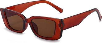 Generic Mens And Womens Outdoor Sunglasses Driving Commuter Vacation Sun Glasses(Brown)