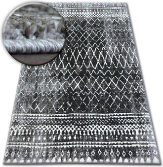 RugsX Rugsx - Alfombra Shadow 9890 Color Caqui/negro Black 120x170 Cm