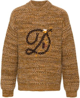 Drôle de Monsieur Le Maille Dtressé jumper - men - Merino - L - Brown