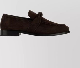 Bottega Veneta leather astaire loafers