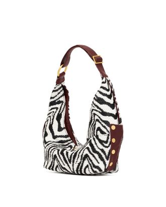 Hammitt Hammitt Tom Zip Zebra Brushed Gold Med