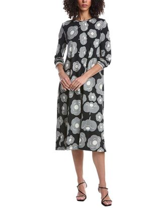 Marimekko Lehtokielo Tumma Midi Dress