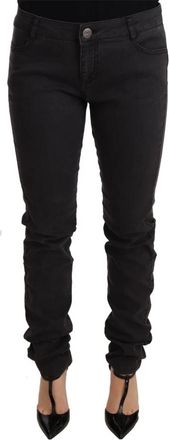 Pinko Mid Waist Skinny Jeans - Dames - Slim Fit Jeans - Zwart - W29 - Katoen - Jeans