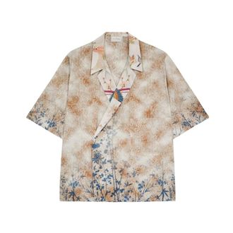 Pierre-Louis Mascia Overhemden, Heren, Veelkleurig, L, Diomede Short-Sleeve Shirt