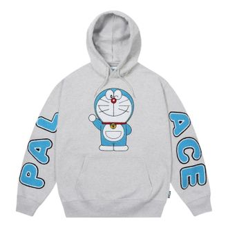 Palace x Doraemon Hoodie Grey Marl P29CS032