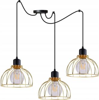 OEM L&aacute;mpara De Techo Colgante L&aacute;mpara De Ara&ntilde;a Dorada Loft