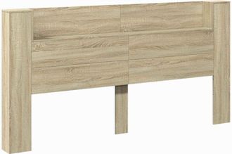 vidaXL Cabecero Con Estante Roble Sonoma 200 X 16,5 X 103,5 Cm Vidaxl