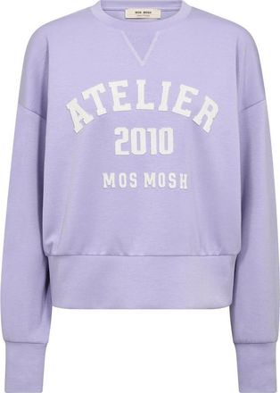 Mos Mosh Sweatshirts & Hoodies - Dames - Sweatshirts - Paars - M - Hoodies & sweatvesten