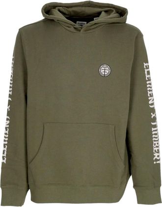 Element Lichtgewicht Tracksuit Sweatshirt met capuchon - Heren - Hoodies - Groen - S - Katoen - Hoodies & sweatvesten