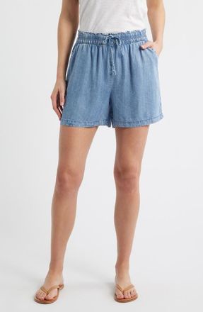 Beach Lunch Lounge Tiney Pull-On Shorts in Medium Wash at Nordstrom, Size X-Small