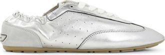 Saint Laurent Silver Low-Top Sneakers