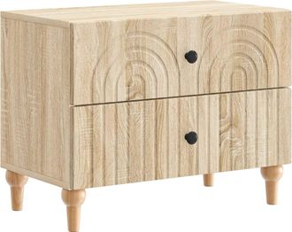 vidaXL Armario De Noche Con Caj&oacute;n Roble Sonoma 62 X 34,5 X 48 Cm Vidaxl