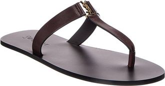 Saint Laurent Babylone Leather Sandal