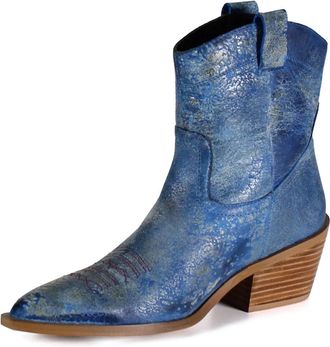 Diba Womens Rave Lion Boots In Electric Blue