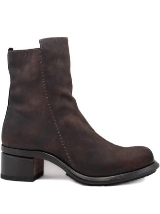 Shoto zip-up ankle boots - Brown
