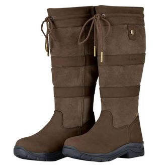 Dublin River IV Leather Jodhpur Boots in Chocolate | Size: 10