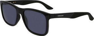 Ferragamo SF1028SN Asian Fit 001 Mens Sunglasses Black Size 56