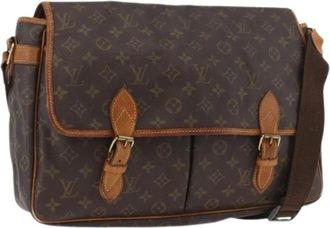 Louis Vuitton Pre-owned Cross Body Bags, female, Brown, Size: ONE SIZE Pre-owned Gibeci&egrave;re GM Shoulder Bag