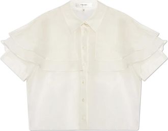 Frame Denim Donna, Camicette, Beige, XS, new