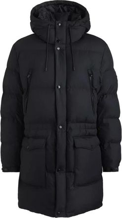 HUGO BOSS Gewatteerde jassen met logomouw - Heren - Gewatteerde jassen - Zwart - 2XL - Jassen