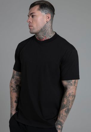Siksilk Mens Black Pack of 2 T Shirts S