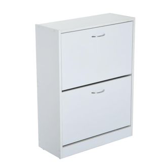 HOMCOM Zapatero 60x24x80cm blanco