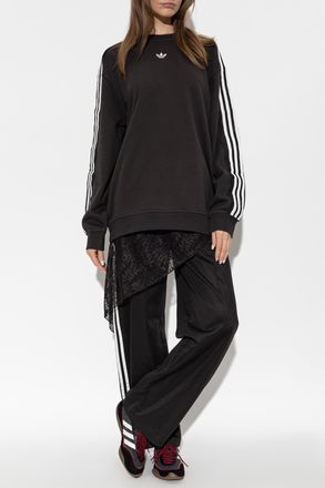 adidas Sweatshirt With Embroidered Logo, Womens, Brown