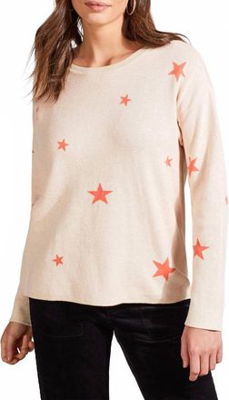 Tribal Reversible Cotton Sweater In Azalea