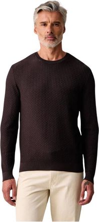 A|X Armani Exchange Trui met ronde hals - Heren - Truien - Bruin - Maat: S Viscose