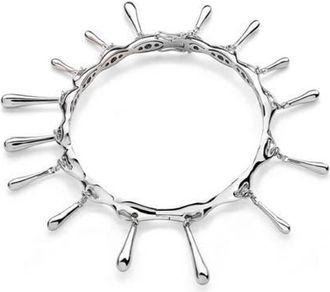 Lucy Quartermaine Short Drop Bangle in Sterling Silver at Nordstrom, Size 6.5