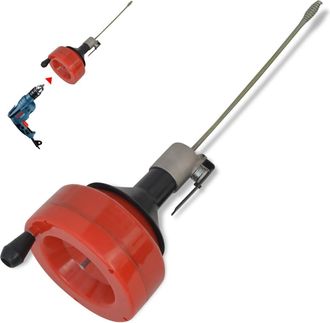 vidaXL Limpiador De Tuber&iacute;as De Operaci&oacute;n Manual/taladro 8 M Vidaxl