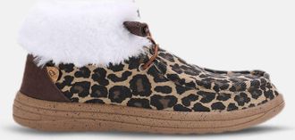Lamofootwear Womens Cassidy Winter Shoe In Cheetah