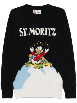 MC2 Saint Barth Maglione Heron x Disney - Nero