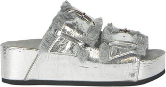 Strategia Ciabatta Birk - Dames - Sandalen - Grijs - 36 EU - Schoenen