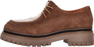 Mjus Su&egrave;de Veterschoenen - Dames - Veterschoenen - Bruin - 40 EU - Su&egrave;de - Schoenen