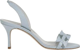 Manolo Blahnik Donna, Scarpe, Blu, 38 1/2 EU, new
