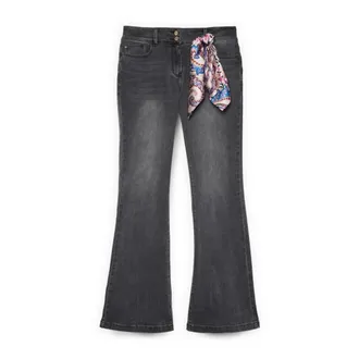 Fiorella Rubino Donna, Jeans, Grigio, 4Xl, new