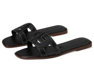 Cole Haan Chrisee Sandals Womens Sandals Black Leather : 10.5 B - Medium, Rubber