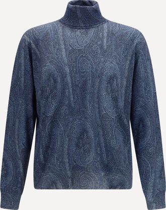 Etro Maglia dolcevita con stampa Man XL