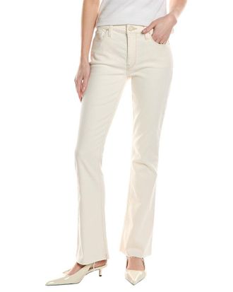 Hudson Nico Mid-Rise Ecru Bootcut Jean