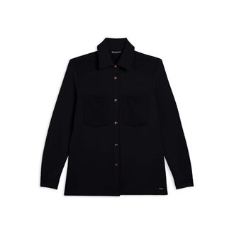 Freddy Camicia donna in felpa con bottoni dorati