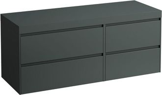 Laufen Lani Encimera De Lavabo Gris Tr&aacute;fico Incl. Mueble Bajo - Laufen