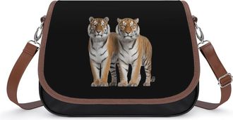 Generic Two Tigers Fashion Womens Crossbody Bags Novelty Handbag Shoulder Bag Purse