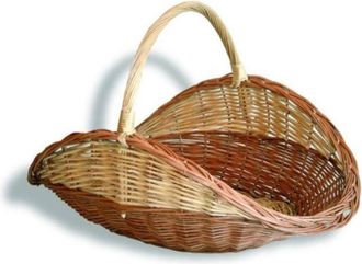 OEM Cesta Le&ntilde;a Mimbre Oval Rustico