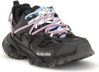 Balenciaga Womens Black Polyester Athletic Sneakers