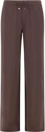 Herno Wide Broeken - Dames - Wijde Broeken - Bruin - XL - Broeken