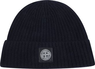 Stone Island Ribbed Knit Beanie