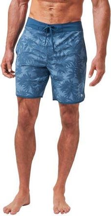 Travis Mathew No Wake Zone Board Shorts in Captains Blue at Nordstrom Rack, Size 36