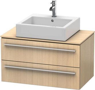 Duravit Mueble De Ba&ntilde;o Duravit X-large Para Consola 6511, 2 Cajones, 800 Mm, Color (frente/cuerpo): Roble Mediterr&aacute;neo Chapa De Madera Aut&eacute;ntica - Xl651107171